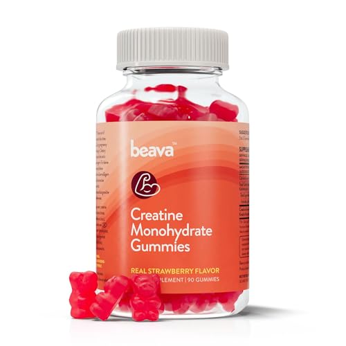 Creatin Gummibärchen - 30 Portionen - 3000 mg - Vegane Kreatin Monohydrat Gummis - Keine Ladephase - Keine Blähungen
