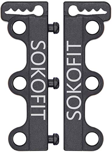 Shoelace clips,Shoelace Clips Kids,Sport Shoelaces Clips,Women Shoelace Clips,Plastic Shoelace Clips,Shoelace Clips Adult,Shoe lace Clip,SOKOFIT Shoelace Clips Can Bear Tension to 80 Lbs(Black)