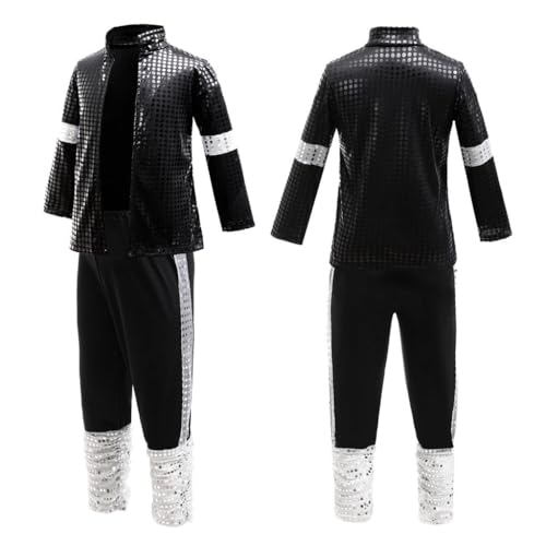 Disfraz completo estilo pop star para niños 5-12 años miniatura 4