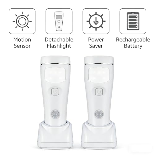 Image of Multi-Function Motion Sensor Night Light, LED Emergency Lights for Home Power Failure, Rechargeable Plug in Flashlights for Household (3 Pack)