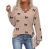 Zeagoo Women's Winter Sweaters Business Casual Loose Fit V Neck Sweater Trendy Fall Outfits for Women 2025