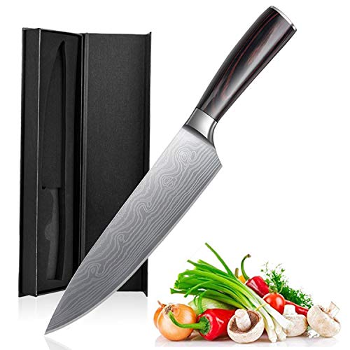 Profession 8 Inch Chef Knife, German1.4116 High Carbon Stainless Steel Kitchen Knife, Ergonomic