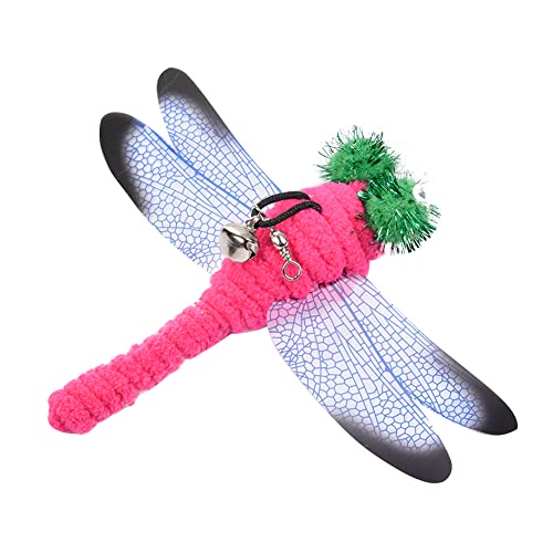 Acessórios de brinquedo de varinha de gato | Cat Toy Substituição Dragonfly Cat Toy Wand Head,5 peça