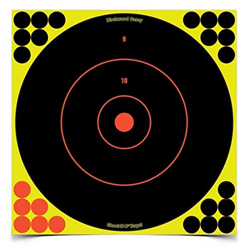 Birchwood Casey SHOOT-N-C 12 Inch Bullseye Targets - 50 Count