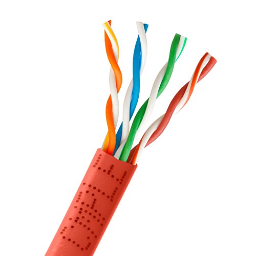 Cmple - Cat-5E �o���N�P�[�u�� 350MHz UTP 24AWG ���� CMR ��i 1000�t�B�[�g ���b�h