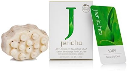 The Original Dead Sea Anti Cellulite Soap Bar by Jericho - Deep Cellulite Removal Effect Treatment Soap with Dead Sea Minerals and Dead Sea Salts