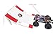 RC Ramp,Wall - Leaning rc car ramps Jumping for 1/16 1/18 1/24 Scale RC Cars,2 Modes Durable, Combinable Stunt Ramp for Indoor & Outdoor Family Fun（Large&Curved）