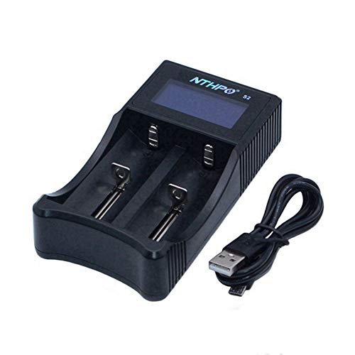 Universal Battery Charger NTHPO S2 LCD Display Smart Intelligent Charger for Rechargeable Li-ion
