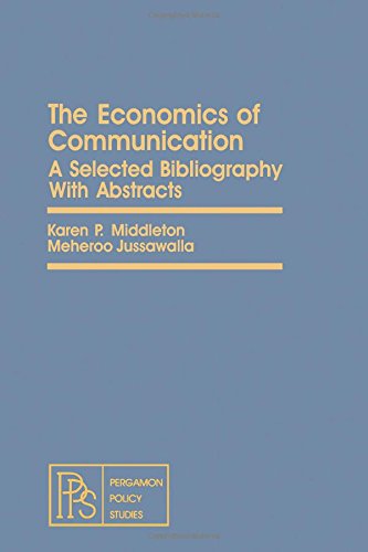 Buy Economics of Communication: Selected Bibliography with Abstracts — BookShops.in