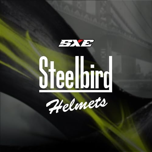 Image of Steelbird SBH 61 SXE Pinlock ISI and Dot Certified Full Face Helmet for Men and with Inner Silver Sunshield