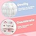 Canitor Face Wash Headband With Wrist Bands - Soft Coral Fleece Spa Makeup Headband With Cute Animal Cat Ears - Elastic Skincare Wrist Towels
