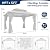 COVERONICS 10' x 12' Outdoor Hardtop Gazebo - Aluminum Heavy-Duty Double Roof Vented Gazebo with Breathable Netting & Privacy Curtains for Patio, Porch, Garden, Lawn
