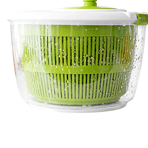 Spinner de Salada Grande e Guardião - 5L Spinner de Alface Secador de Máquina de Lavar Vegetais