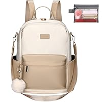 Leathario Zaino da Donna in Nylon per Uso Quotidiano, Borse a Zainetto a Spalla con Stile Casual per Scuola, Viaggio, Shopping e Univeristà