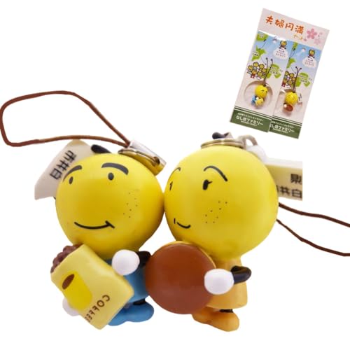 ストラップ 夫婦円満 2個セット 白井マスコットキャラクター なし坊ファミリーグッズ