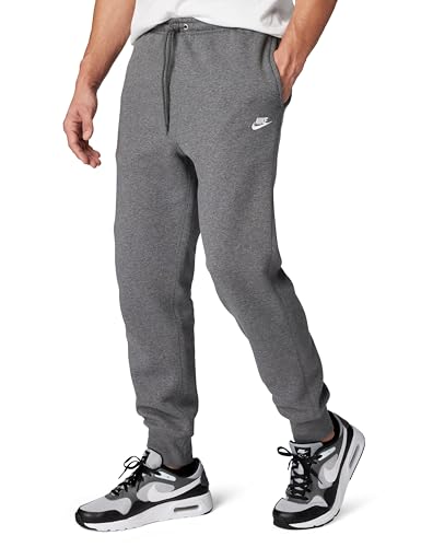 Nike Club FN3787-071 Pantalon de Jogging pour Homme, Gris chiné/Blanc (Gris foncé/Blanc) Taille M