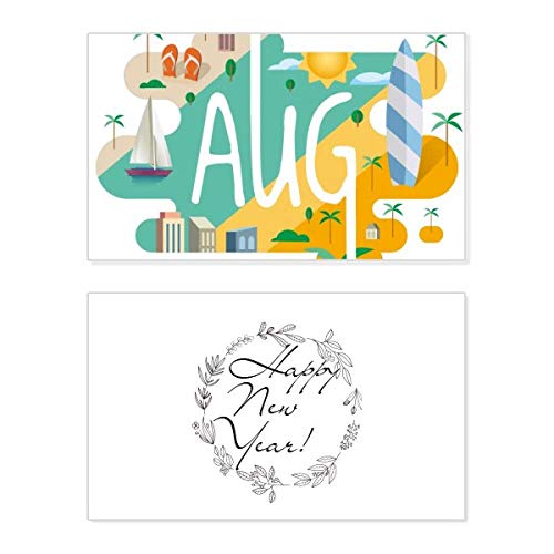 Tarjeta de agosto con bendiciones especiales para celebrar momentos y dedicatorias únicas