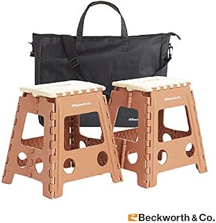 Beckworth & Co. SmartFlip Multipurpose Camping and Step Stools with Carrying Case