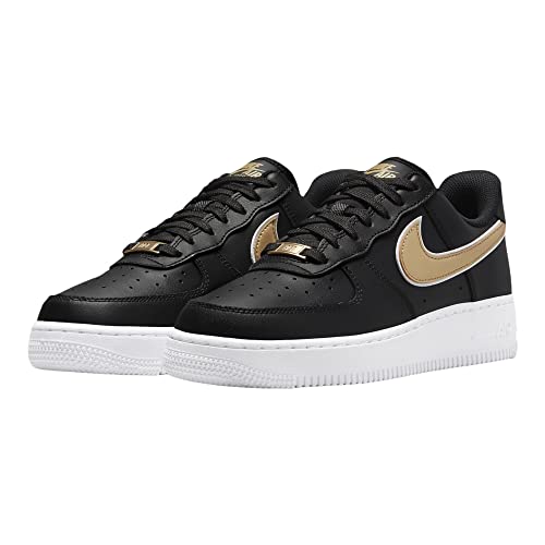 Nike Damen Basketballschuhe, Schwarz/Metallic Kaltwei&szlig;, 38.5 EU