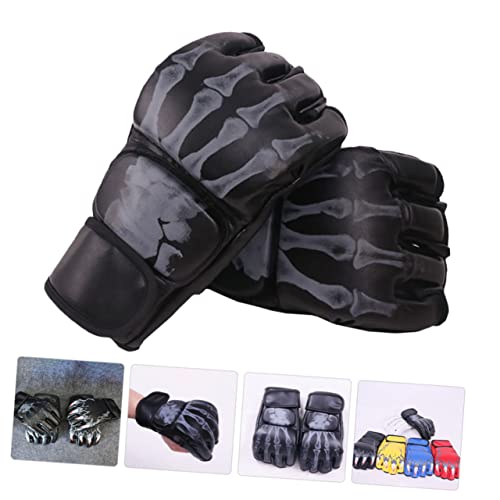 Mitaines de boxe sans doigts Abaodam confortables pour entraînement de sparring intensif