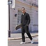 COOFANDY Men's Casual Sweatsuit 2 Piece Athletic Full Zip Tracksuit Jacquard Jogging Set Fashion Jackets And Pants Outfit - Image 2