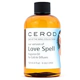 CEROD – Day at The Mall Collection – Love Spell Fragrance Oil for Cold Air Diffusers - Aromatherapy Essential Oil Scents for Home & Office - Perry, Cherry Blossom, Jasmine, Musk - 4 oz. (120ml)