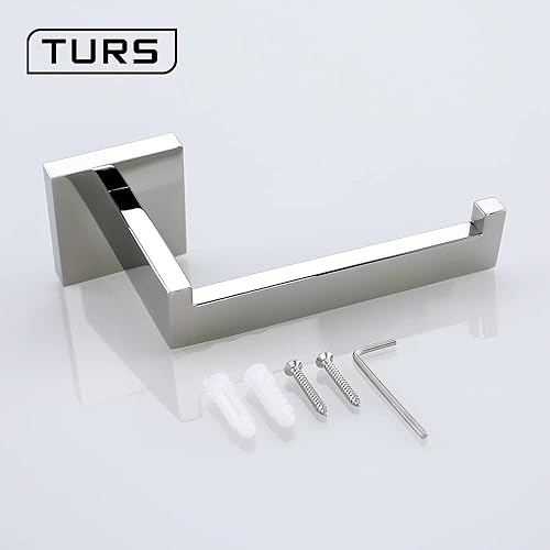 Miniatura 5 de Turs- Portapapel higiénico de acero inoxidable, portatoallas, de gancho para batas, barra colgadora de toallas, para rollo de papel higiénico a