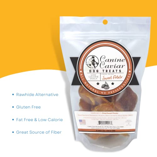 Canine Caviar Dried Sweet Potato Dog Treats #TOP3