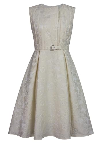 Image of CHIC STAR Womens Embossed Jacquard Dress