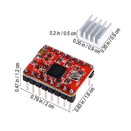 Module A4988 pour imprimante 3D Mobestech lot de 3 pièces pour contrôle de moteurs pas à pas - 4