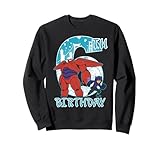 19PXBH00005A-001 6° compleanno di Disney Big Hero 6 Baymax e Hiro Felpa