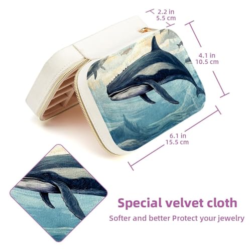 Étui de rangement portable à bijoux double couche contre les nœuds