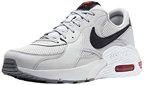 Nike Men's Air Max Excee U Running Shoe, Grigio Grey Fog Black White Track Red Smoke Grey, 7.5 UK