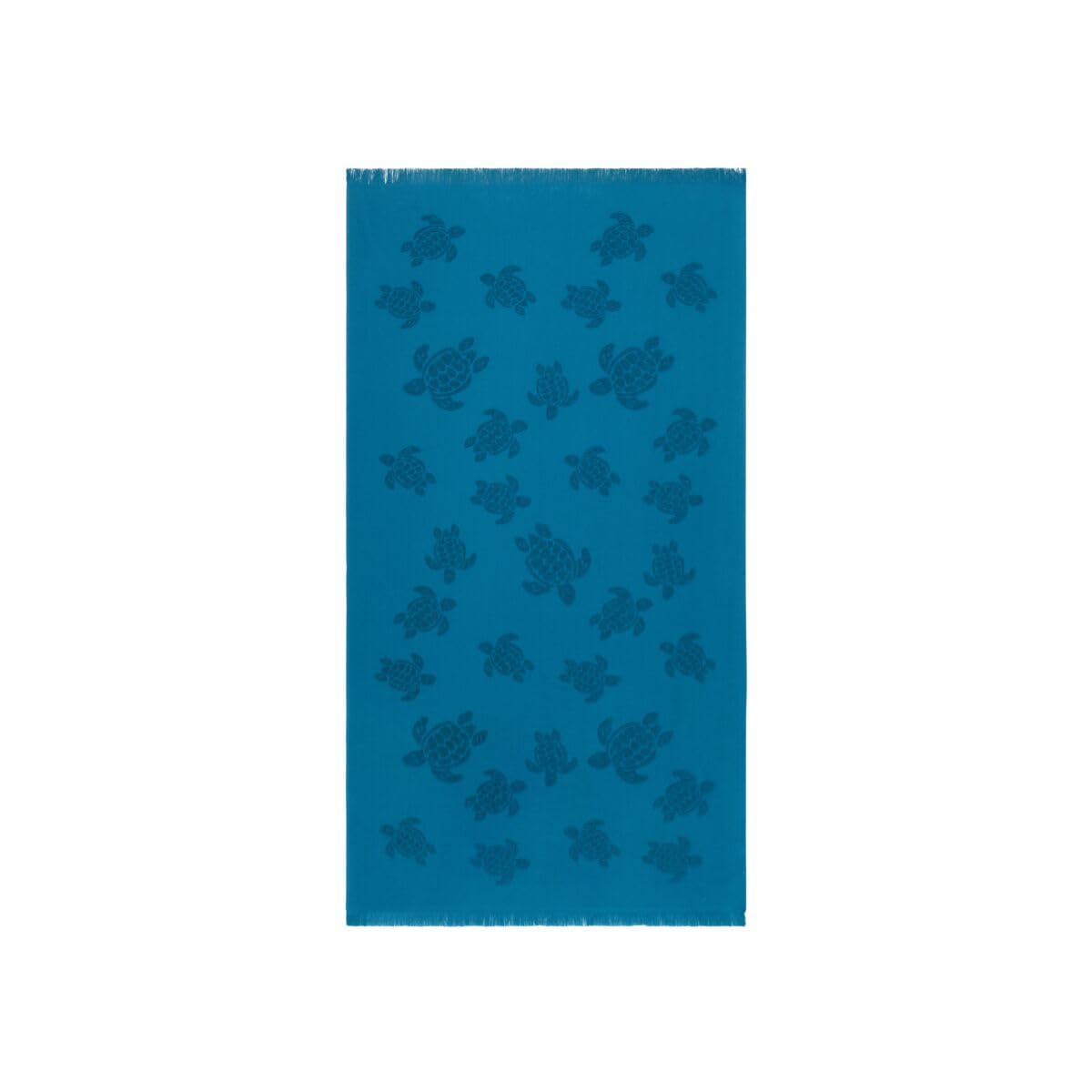Vilebrequin Jacquard Turtles Fouta Peacock