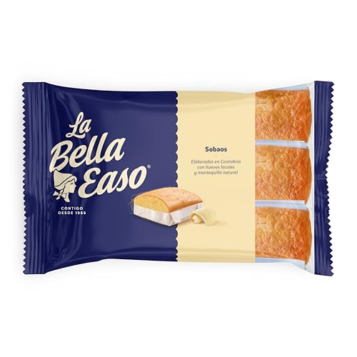 La Bella Easo - Sobaos Con Mantequilla Natural 24 unidades, 432 g