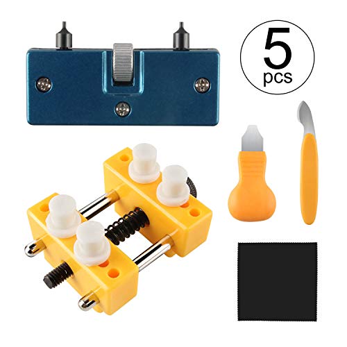 Beanlieve Watch Repair Tool Kit, Adjustable Watch Case Opener Watch Back Remover, Watch