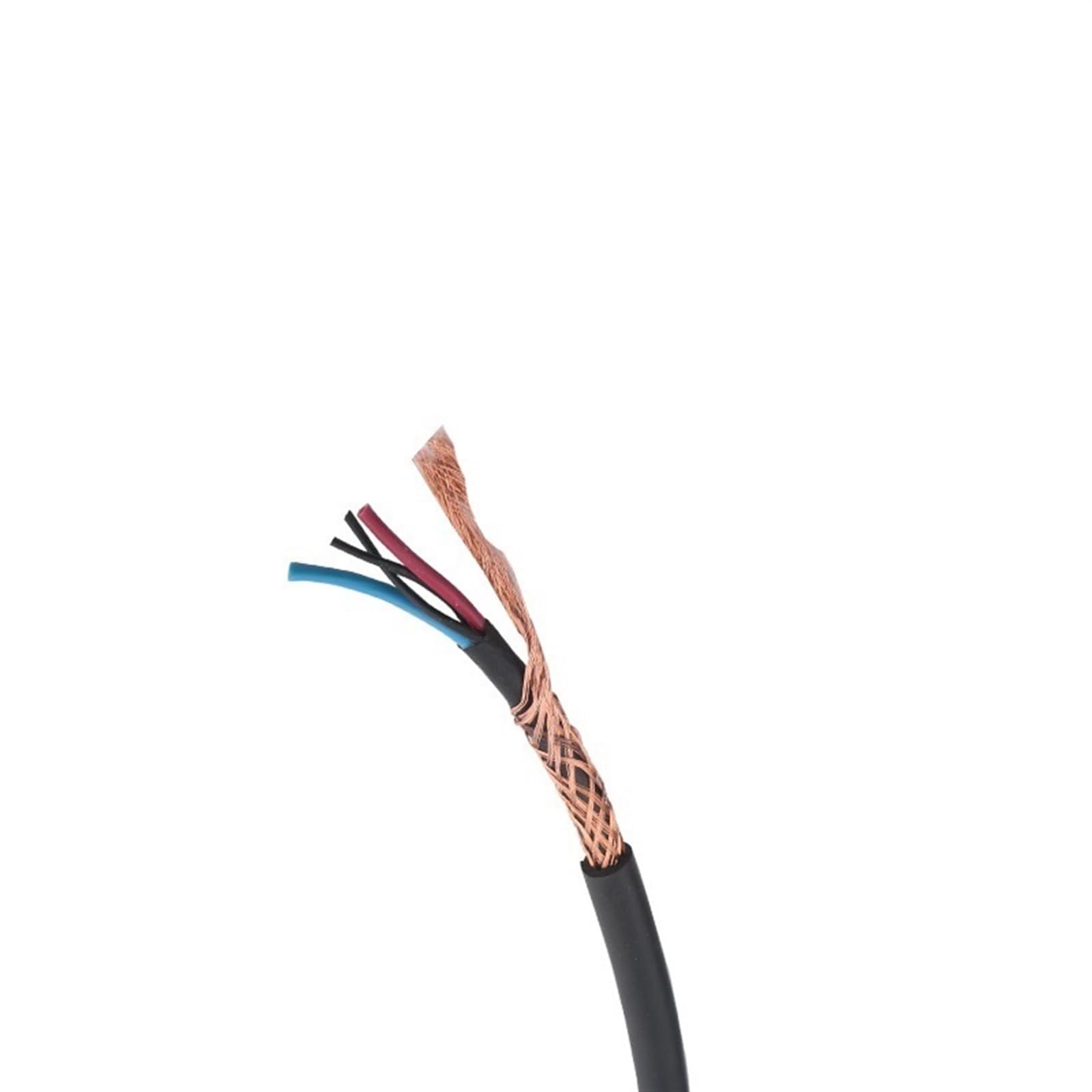 Przewód, wielożyłowy kabel ekranowany, Wielożyłowe ekranowane kable do linii sygnałowej silnika wrzeciona krokowego frezarki CNC 1m(Spindle 3x1.5)