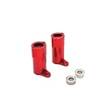 RC Car Parts Metal Upgrade Rear Cup Fit For FMS 1/24 FCX24M Camel Cup D90 D110 Land Rover Defender RC Car Accessories ﻿(Red)