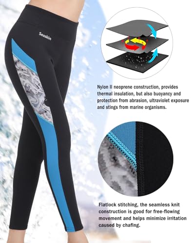 Seaskin Womens Wetsuit Pants 2mm for Diving Swimming Water Sport