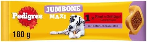 Pedigree Jumbone Riesenknochen Groß Rind & Geflügel Geschmack Hundesnack 12 x 1 Stück