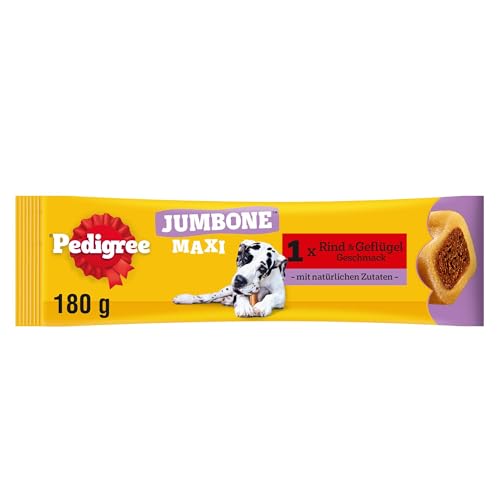 PEDIGREE Hundesnacks Hundeleckerli Biscrok in 3 Geschmacksrichtungen, 6 Packungen (6 x 500g) 4 Pedigree Hundesnacks Riesenknochen für große Hunde mit Rind & Geflügel, 12 Stück (12 x 180 g)