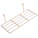 Simmer Stone Rose Gold Straight Shelf for Wire Wall Grid Panel, Flower Pot Display Shelf Rack, Wire Organizer Storage for Wall Decor, Size 9.8" L x 3.9" W