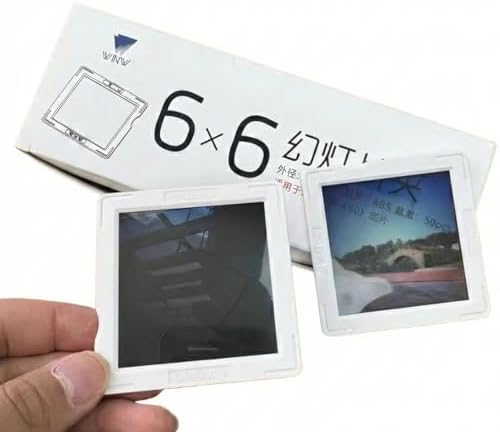 6x6 Medium Format Slide Mounts (50 Pack) - Rigid ABS Plastic 120/220 Film Holders for Archival Storage & Scanning - Precision Pin-Lock 2.2 Inch Frames for Photographers image 4