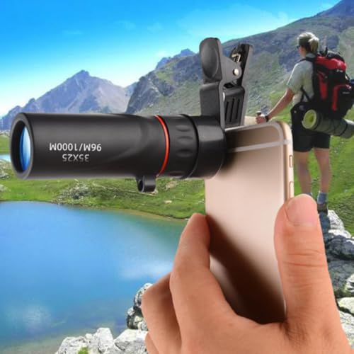 Mini Binoculars, 3x1 Inch 0.2 LB Waterproof Phone Holder High Power Compact Light Binoculars for Adults,Portable Pocket Small Telescope for Bird Watching Hunting Camping Concerts Travel，Black - image 7