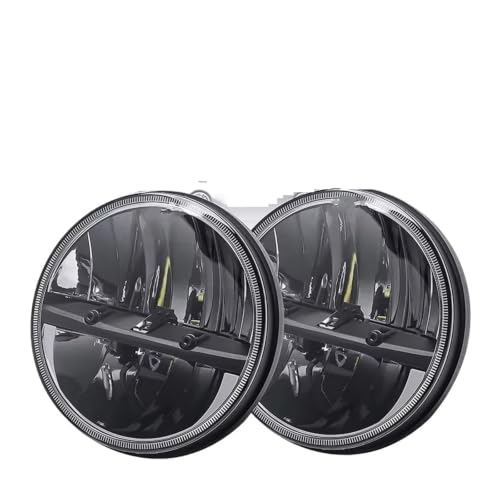 Phare LED 7 Pouces H4 pour Jeep Wrangler TJ JK LJ CJ | Paire de Feux Avant de Circulation