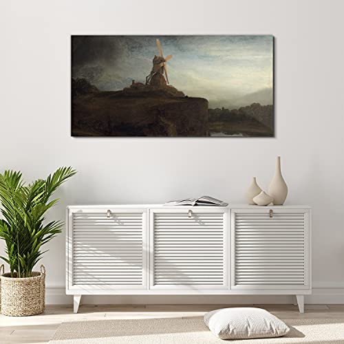 Impression acrylique grand format 120x60cm du chef d'œuvre Rembrandt