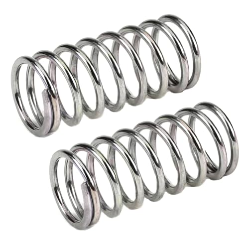 5 pezzi Molla a compressione in acciaio inossidabile 304 Diametro del filo 2.0mm,Diametro esterno 13mm,Lunghezza 35mm