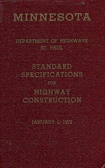 Hardcover Standard Specifications for Highway Contruction Book