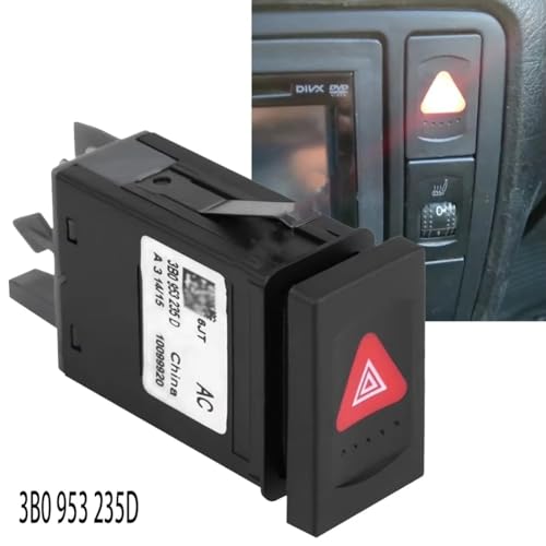 Interruptor de peligro Passat 3B0953235D para arreglar fallo de luz 6