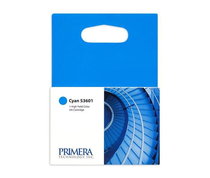 Primera 53601 cartouche cyan d'impression pour système Bravo 4102 Disc Publisher